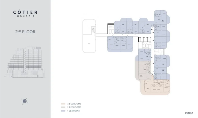 Cotier House 2 floor plan Студия