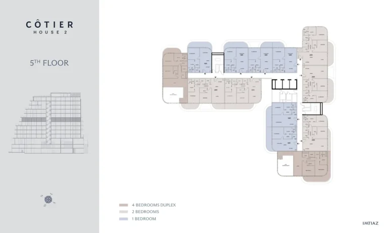 Cotier House 2 floor plan Студия