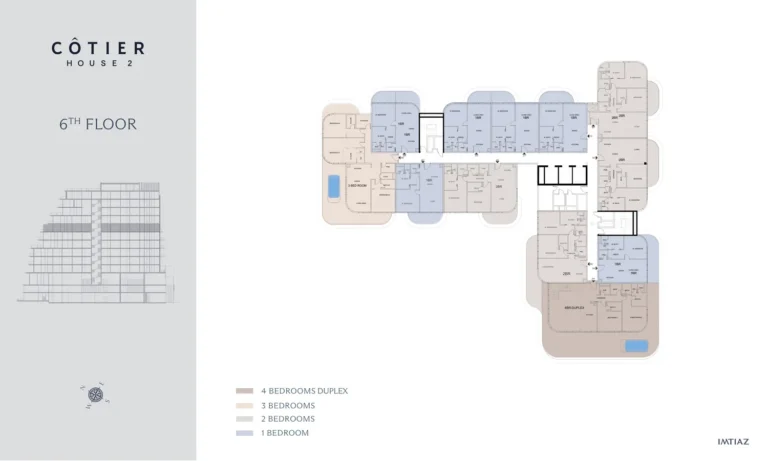 Cotier House 2 floor plan Студия