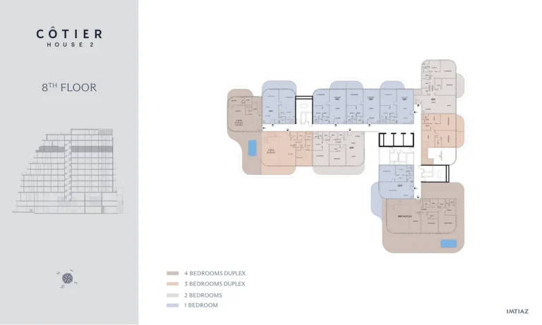 Cotier House 2 floor plan Студия