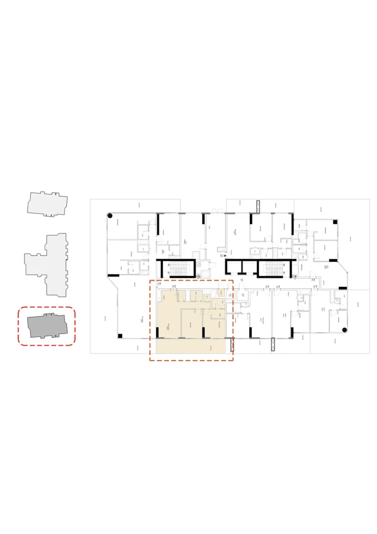 Edgewater Residences floor plan 2-спальн.