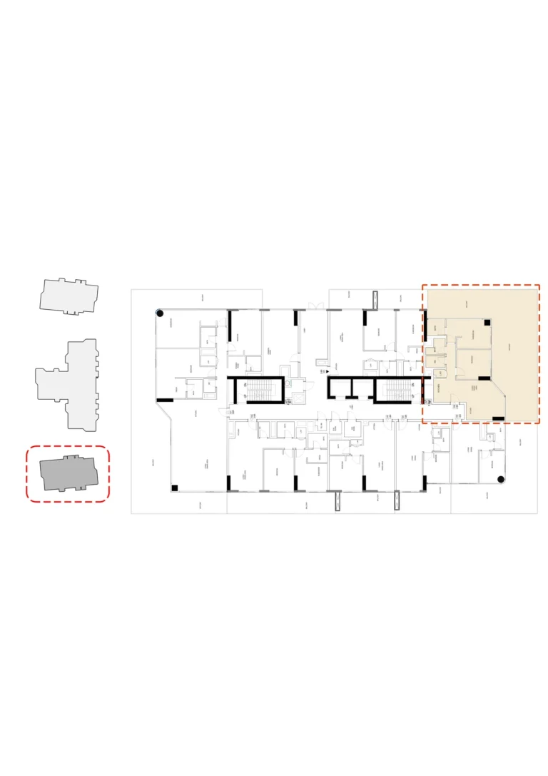 Edgewater Residences floor plan 2-спальн.