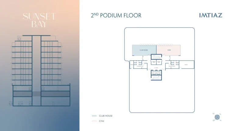 Sunset Bay floor plan Studio