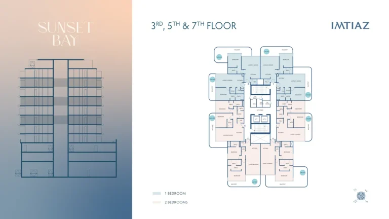 Sunset Bay floor plan Studio