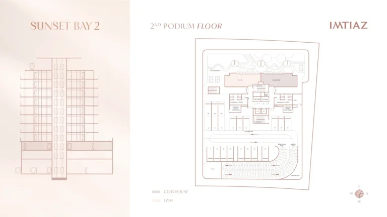 Sunset Bay 2 floor plan Studio