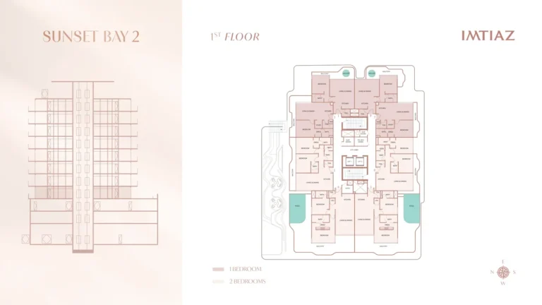 Sunset Bay 2 floor plan Studio