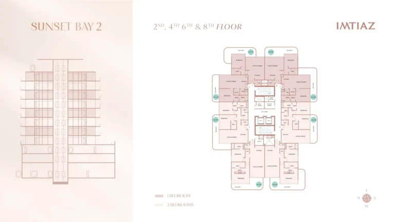 Sunset Bay 2 floor plan Studio