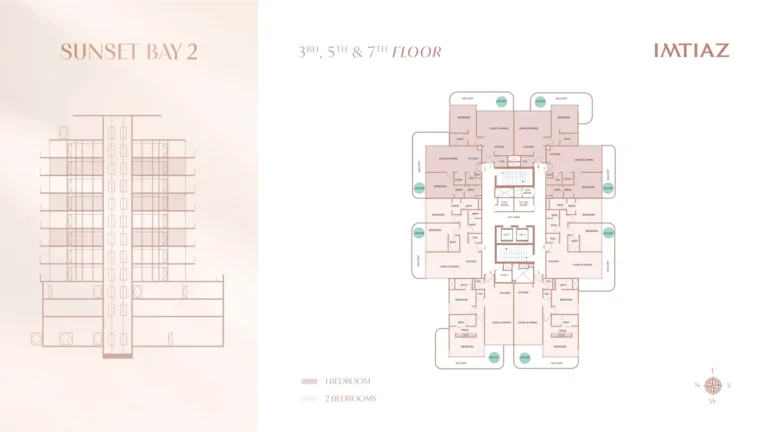 Sunset Bay 2 floor plan Studio