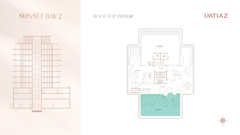 Sunset Bay 2 floor plan Studio
