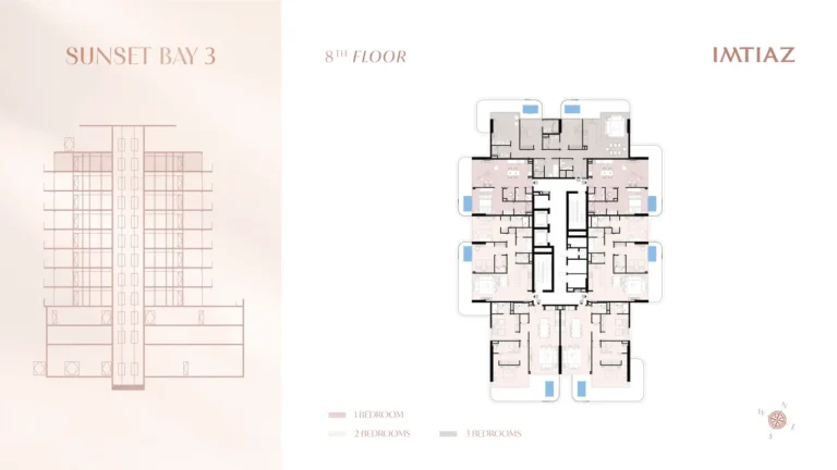 Sunset Bay 3 floor plan Студия