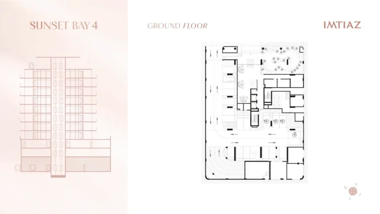 Sunset Bay 4 floor plan Студия