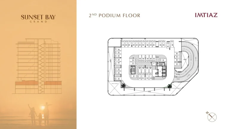 Sunset Bay Grand floor plan Studio