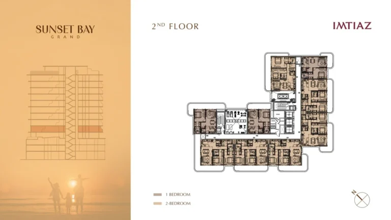 Sunset Bay Grand floor plan Studio