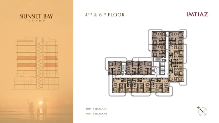 Sunset Bay Grand floor plan Studio