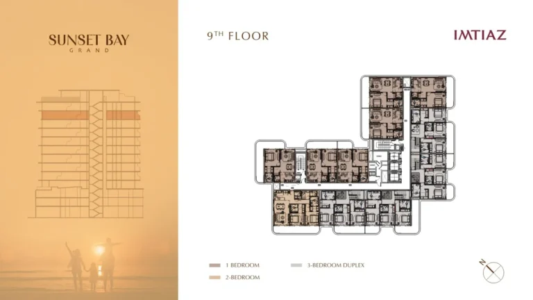 Sunset Bay Grand floor plan Studio