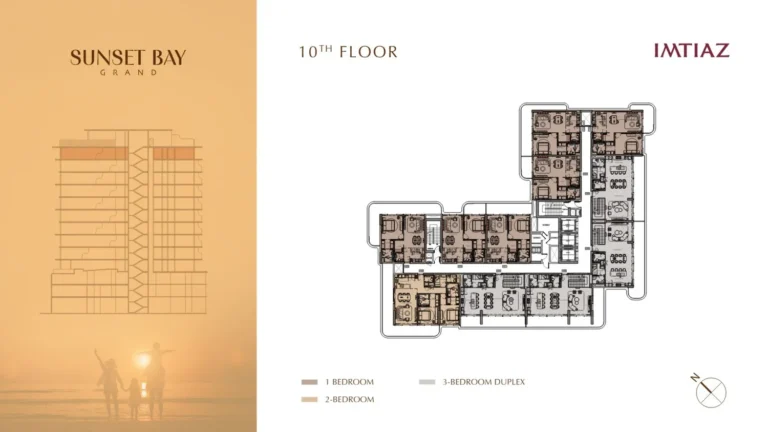 Sunset Bay Grand floor plan Studio