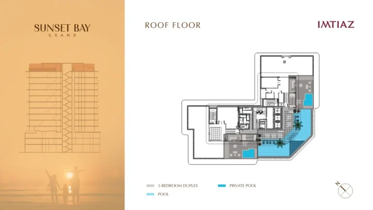Sunset Bay Grand floor plan Studio
