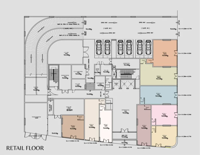 Pearl House 4 floor plan Studio