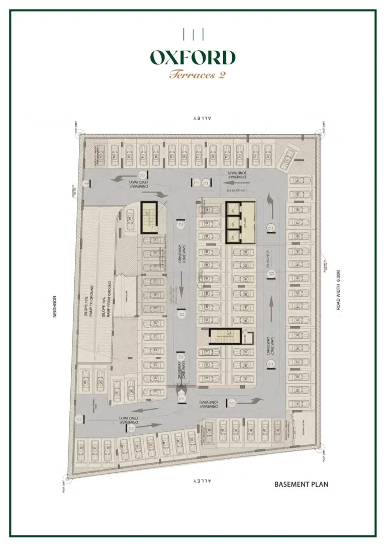 Oxford Terraces 2 floor plan Studio