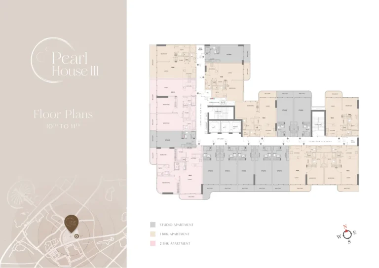 Pearl House 3 floor plan Studio