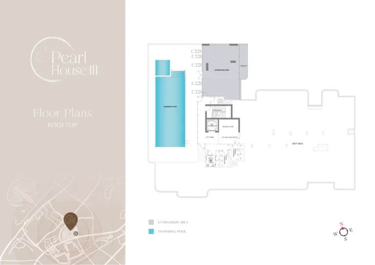 Pearl House 3 floor plan Studio