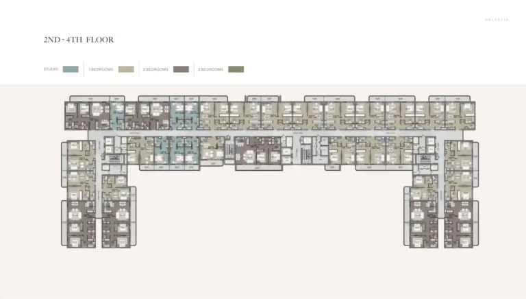 Helvetia Residences floor plan Студия