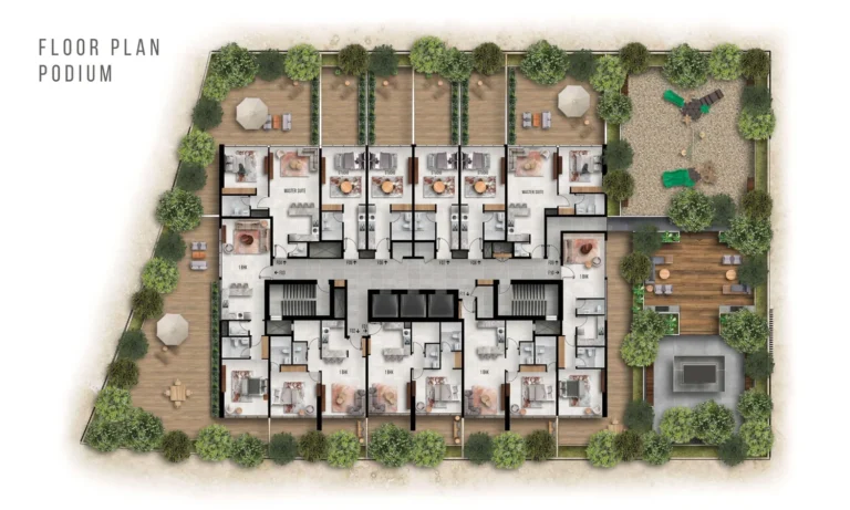 Westwood Grande 2 floor plan Studio