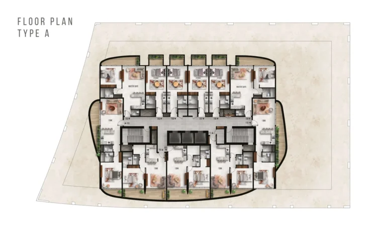 Westwood Grande 2 floor plan Studio