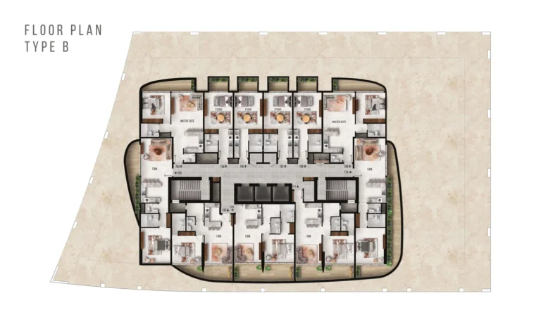 Westwood Grande 2 floor plan Studio