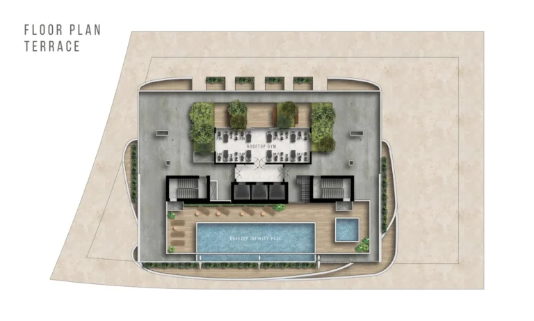 Westwood Grande 2 floor plan Studio