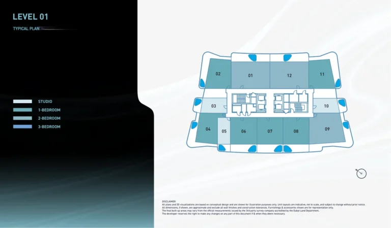 Hadley Heights 2 floor plan Студия