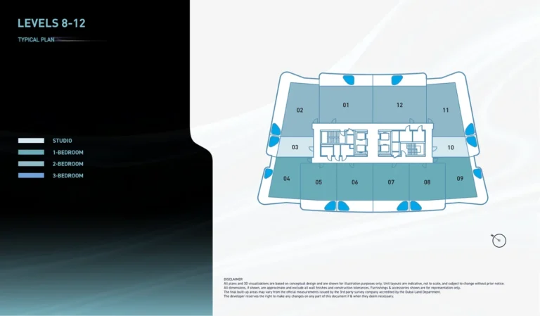Hadley Heights 2 floor plan Студия