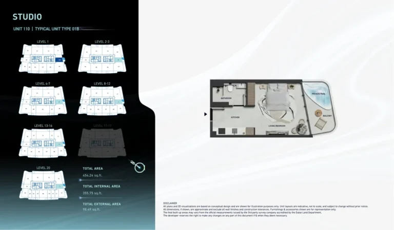 Hadley Heights 2 floor plan Студия · 454 sqft