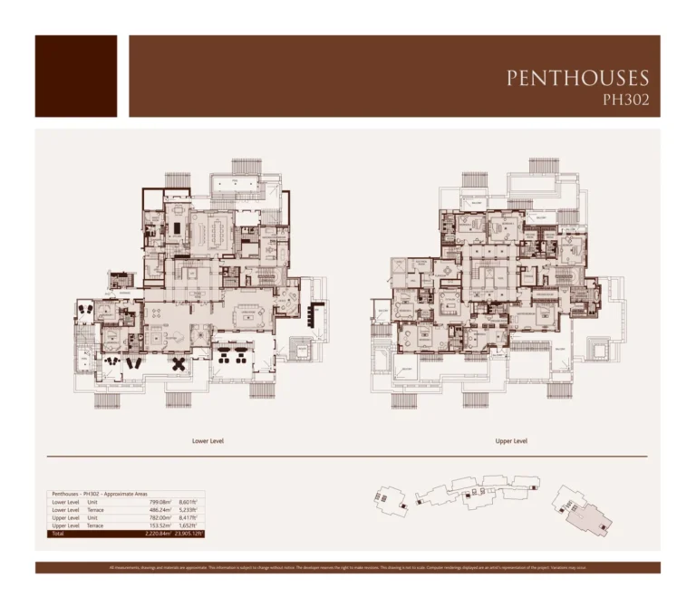 Kingdom of Sheba floor plan 6 BR · 23905 sqft