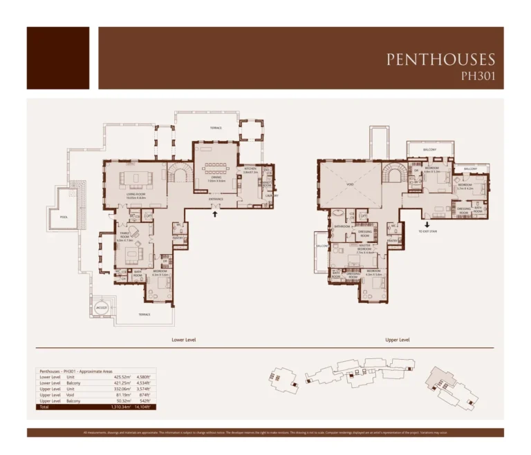 Kingdom of Sheba floor plan 5 BR · 14104 sqft