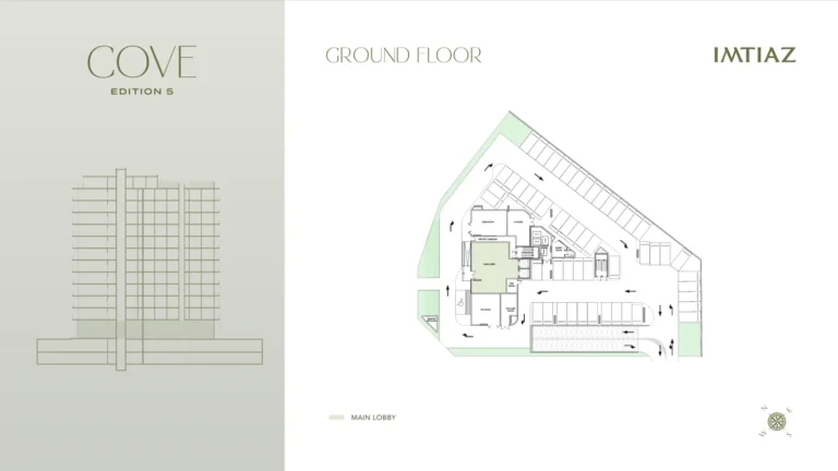 Cove Edition Residence 5 floor plan Студия