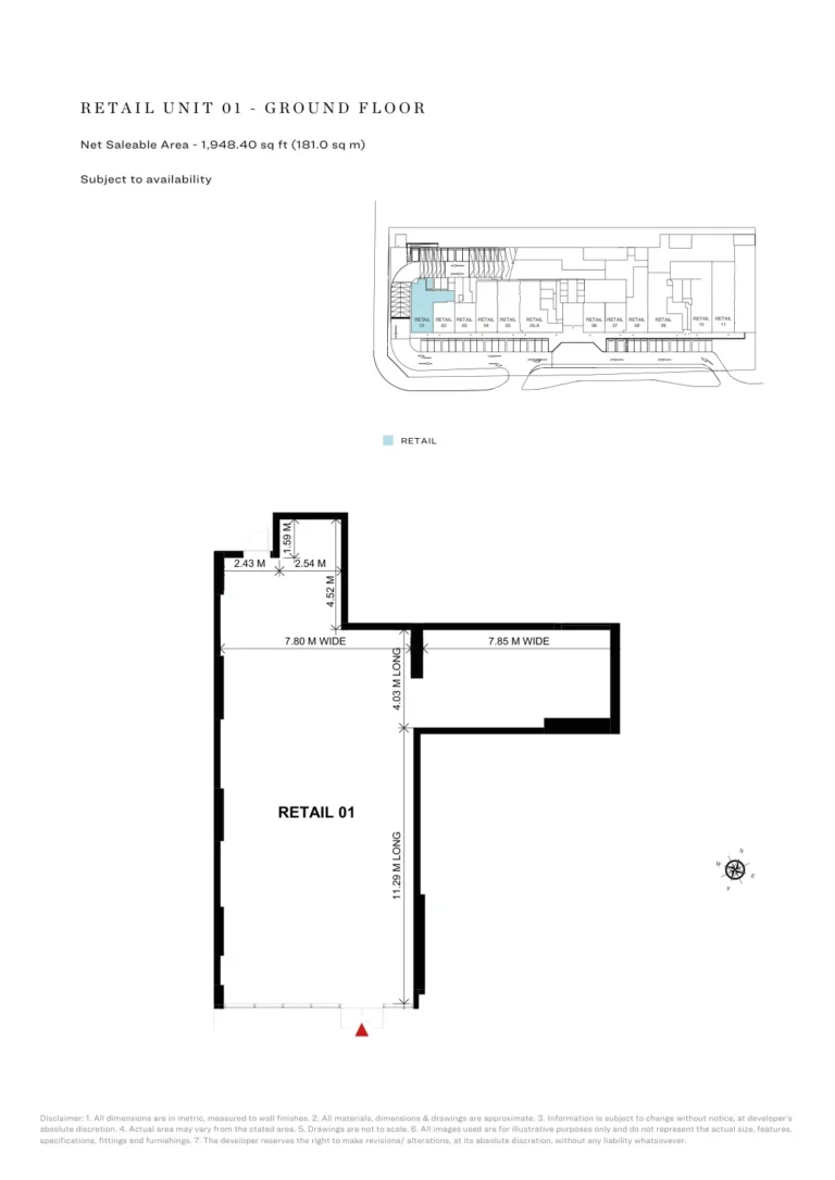 One Park Avenue floor plan Studio · 1948 sqft
