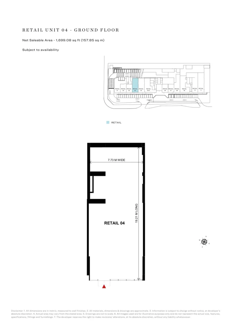 One Park Avenue floor plan Studio · 1699 sqft