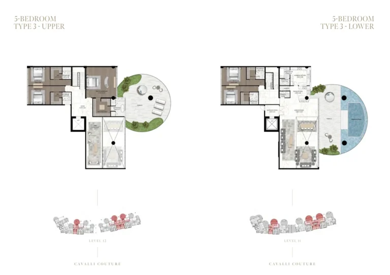 Cavalli Couture floor plan 5-спальн.