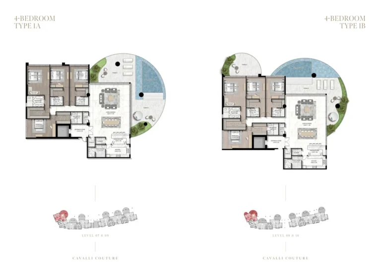 Cavalli Couture floor plan 5-спальн.