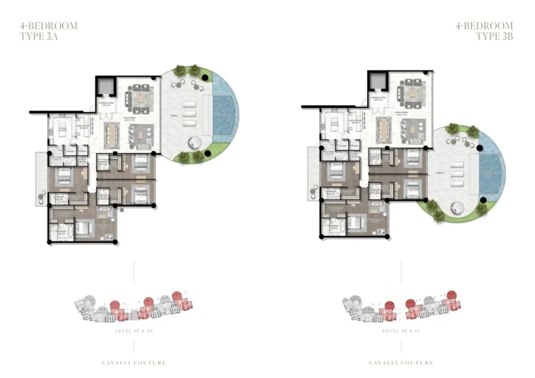 Cavalli Couture floor plan 5-спальн.