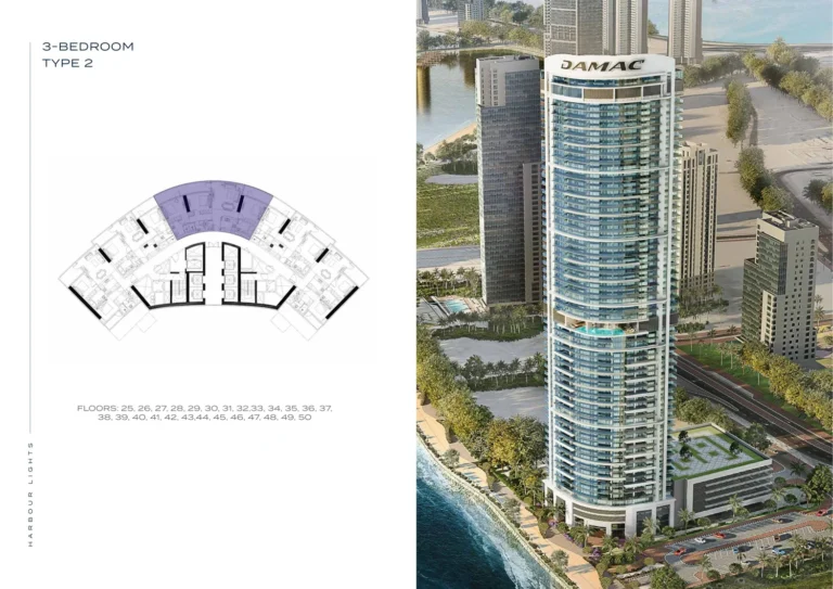 Harbour Lights floor plan 3-спальн.