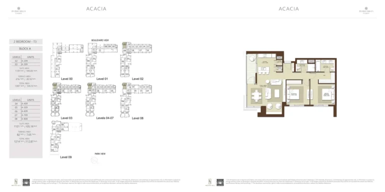 Candace Acacia floor plan 2 BR · 1347 sqft