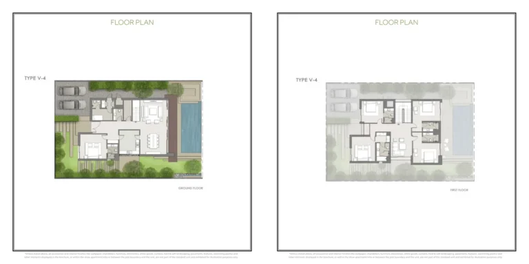 Jasmine floor plan 4 BR