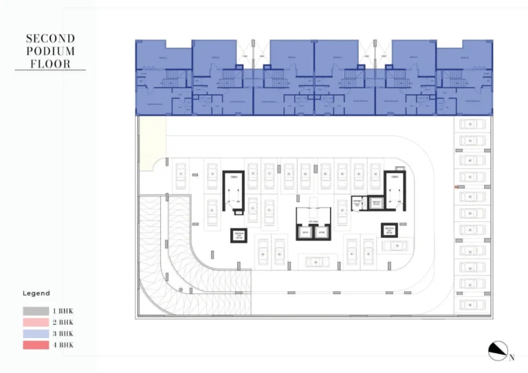 Bonds Avenue Residences floor plan Студия