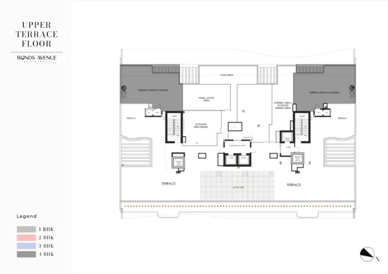 Bonds Avenue Residences floor plan Студия
