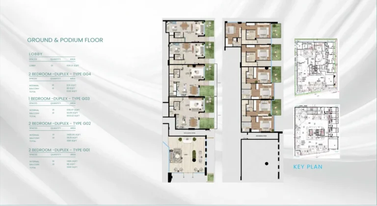 Vayla Residences floor plan 2 BR · 1326 sqft