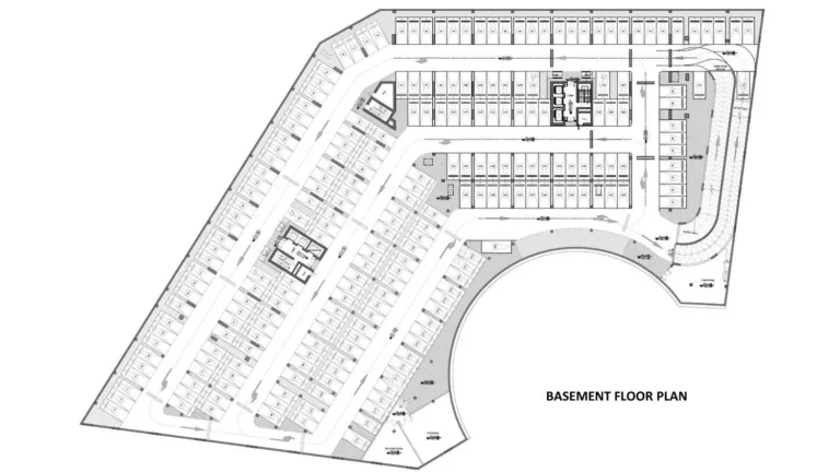 Farhad Azizi Residence floor plan Студия