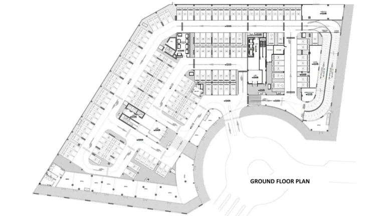 Farhad Azizi Residence floor plan Студия