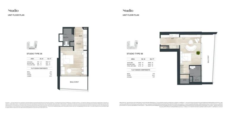 Ghost by Binghatti floor plan Studio · 436 sqft